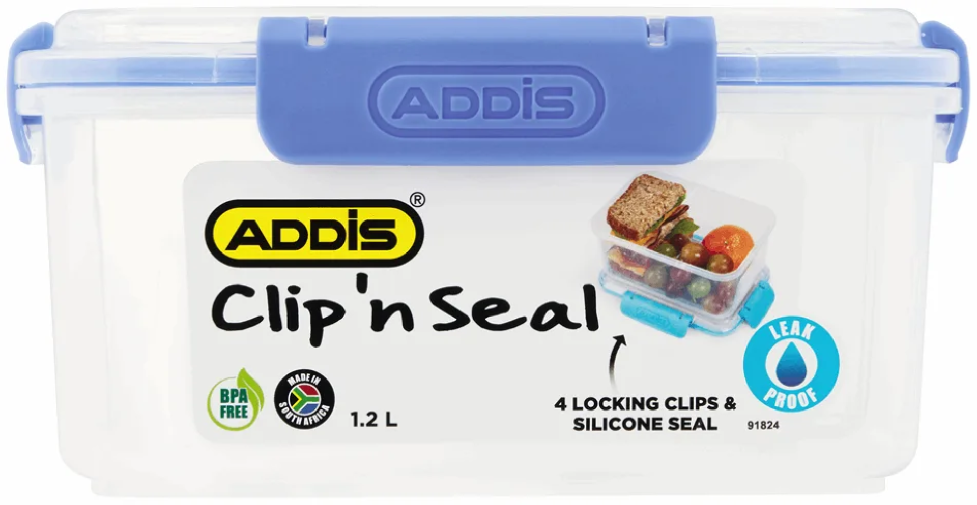 ADDIS CLIP & SEAL RECTANGULAR 1.2L 91824